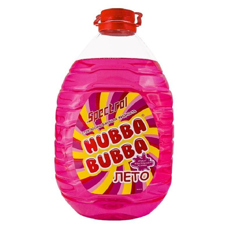 Стеклоомывающая жидкость Летняя 0С* 5л. Hubba Bubba (с аромат жев.резинки) SPECTROL арт. 9654